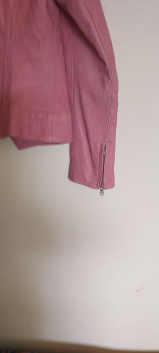 Casaco em couro usado