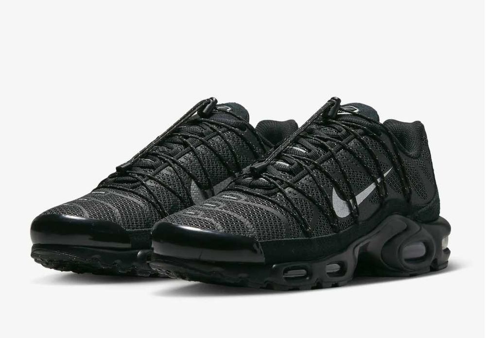 Nike TN Air Max Plus Utility Black / Metallic Silver White EU 44