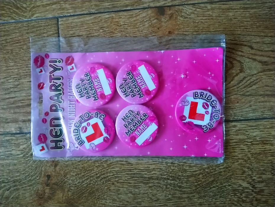 Значки Hen Party нові