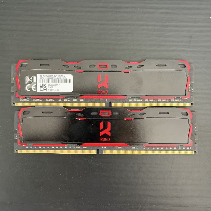 Озу 32 gb 3200 mhz Cl16 Goodram Iridium