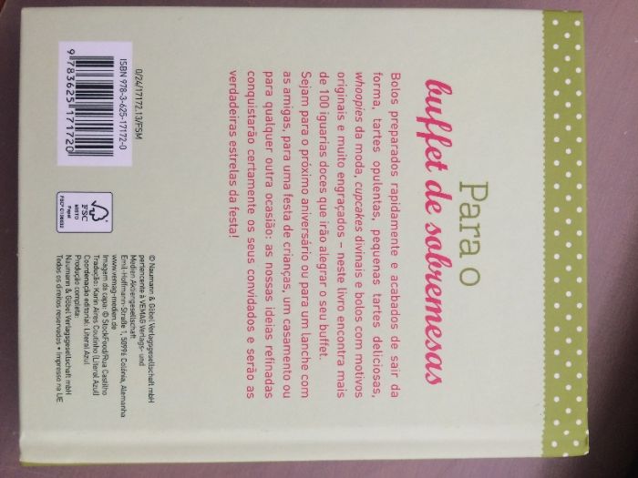 Livro de Receitas | Para o Buffet de Sobremesas