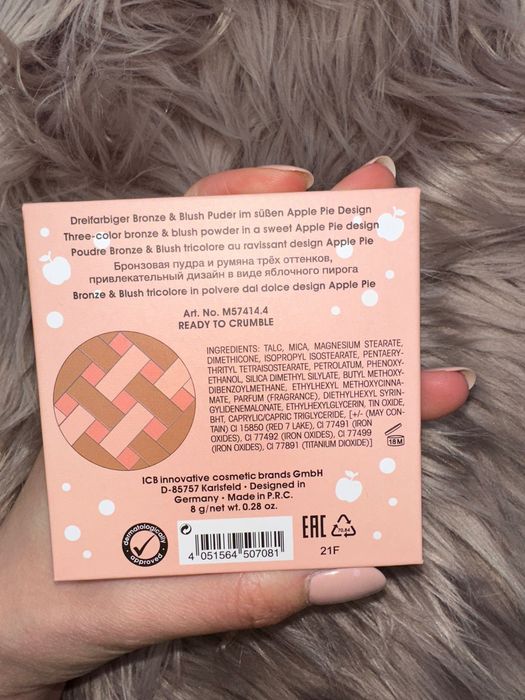 Paletka Misslyn paletka róż bronzer do konturowania 3w1 + 2x bronzer Soda