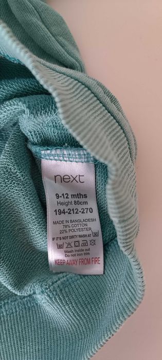 Bluza firmy NEXT - 2 sztuki 9-12 miesięcy