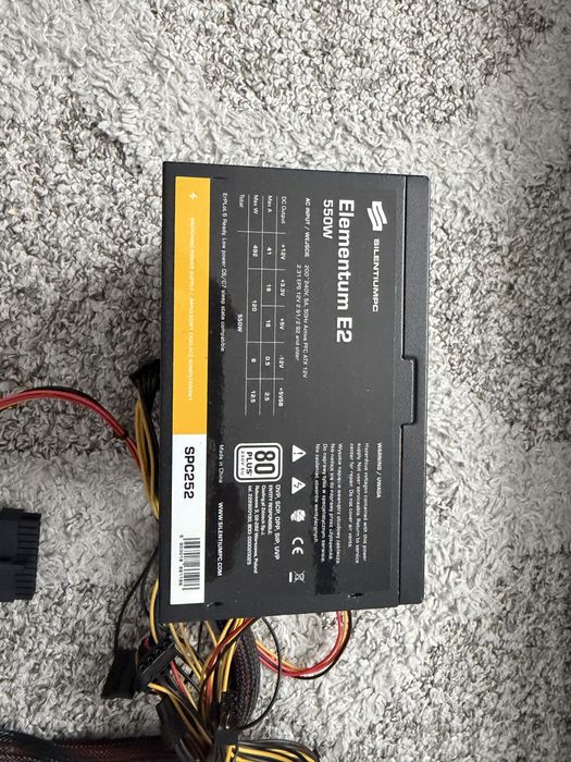 Zasilacz SilentiumPC Elementum E2 550W 80 Plus (BULK)