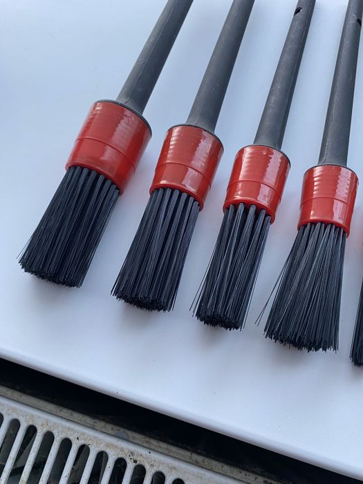 Кисті для миття та хімчистки авто, пензлики для детейлінгу, щітки 5 шт