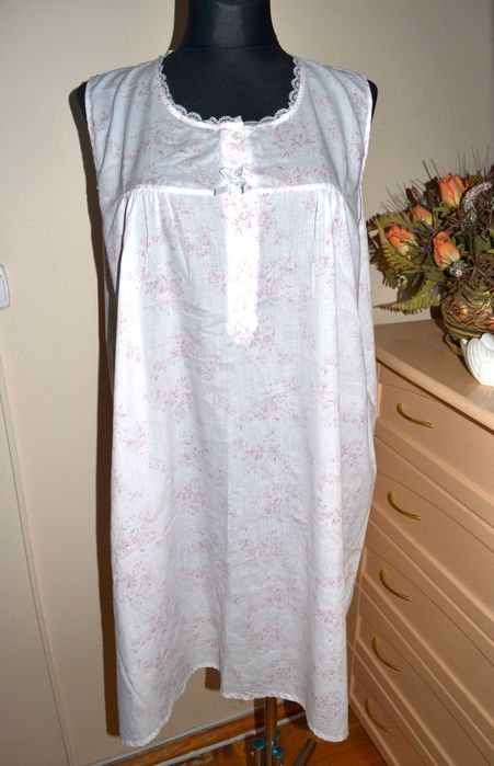 10^ marlon letnia koszula nocna płócienna podomka 52/54