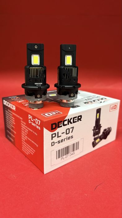 LED лампи Decker PL-07 D4S | Заміна штатного ксенону