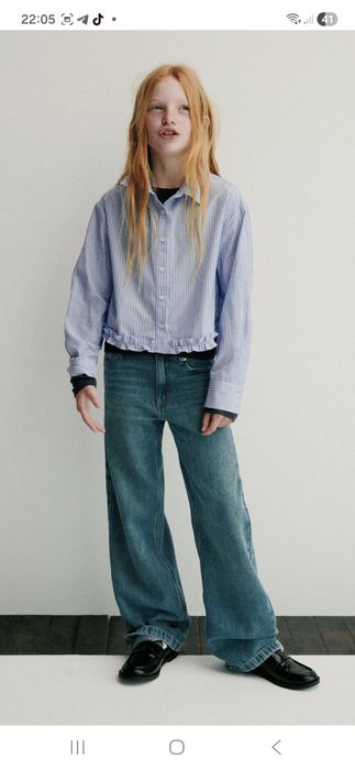 Сорочка ZARA,  на ріст 140
