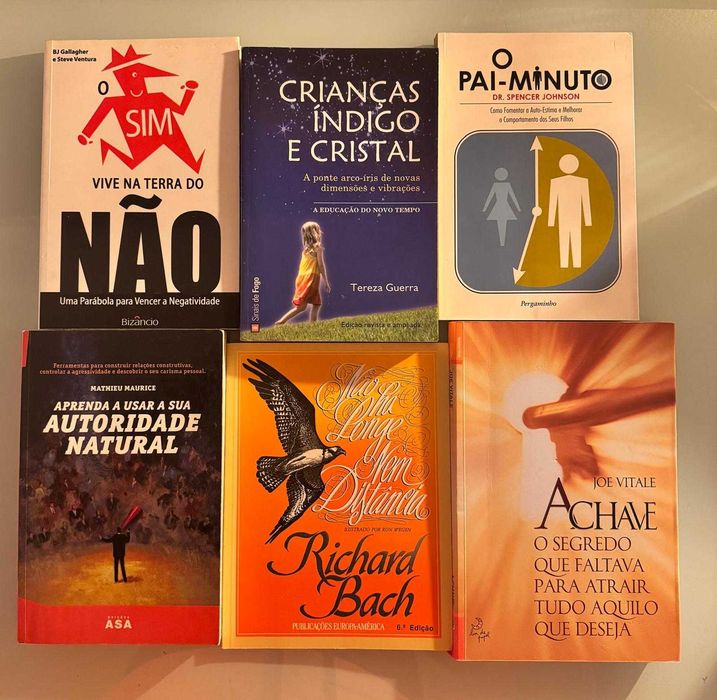 Livros de Espiritualidade, Psicologia e Desenvolvimento Pessoal , Teosofia, Auto Ajuda, Neurociência, Daniel Amen, Chopra, Damásio, Tolle .