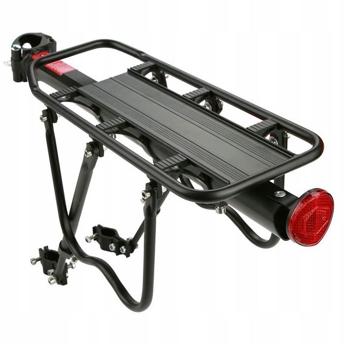 Bagażnik rowerowy sztycy wsporniki obejmy 25kg regulowany 24-29"