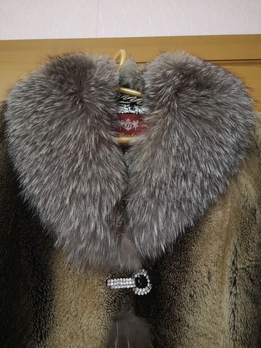 Натуральный  полушубок с мутона