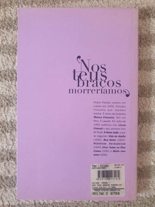 "Nos Teus Braços Morreríamos"