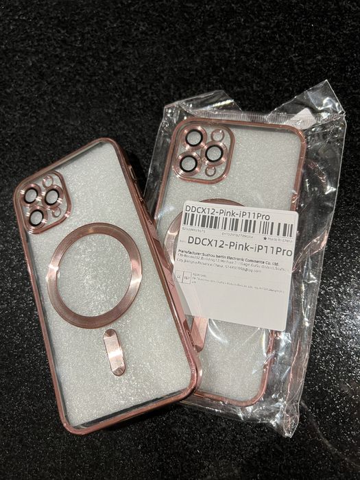 Etui iPhone 11 Pro rozowe zloto