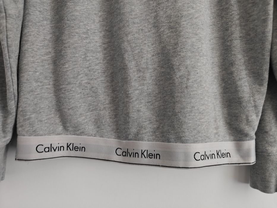 Calvin Klein bluza sportowa damska logowana bawełniana XS/S