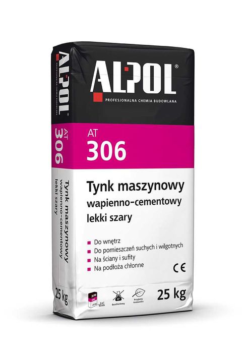 TYNK szary wewnętrzny ALPOL AT306