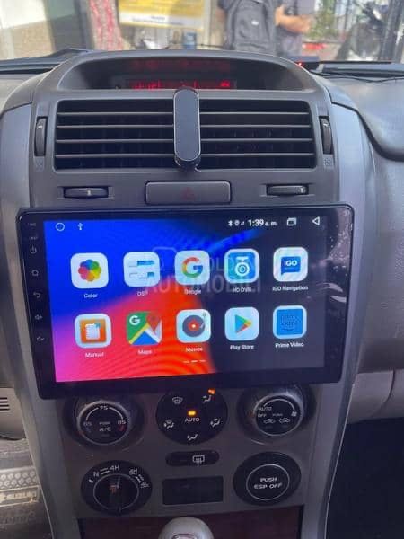 Якісна магнітола CarPlay швидкий процесор SUZUKI Grand Vitara 2005-17