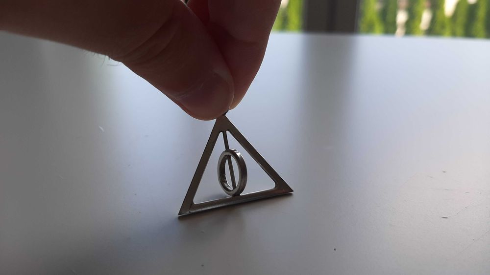 Wisiorek Insygnia Śmierci Harry Potter Srebro 925