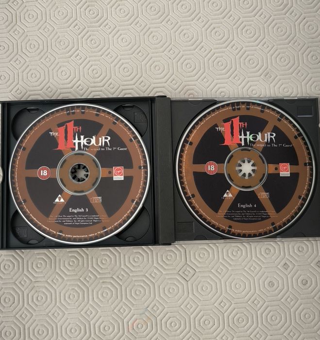 Jogo PC - The 11th Hour (Sequela The 7th Guest) - 4 CDs Completo