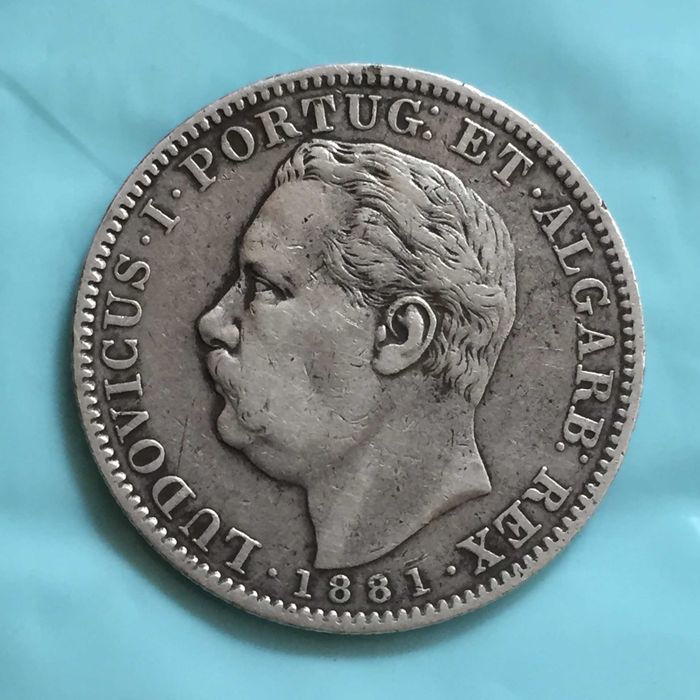 India Portuguesa - Calcutá - RUPIA 1881 - prata