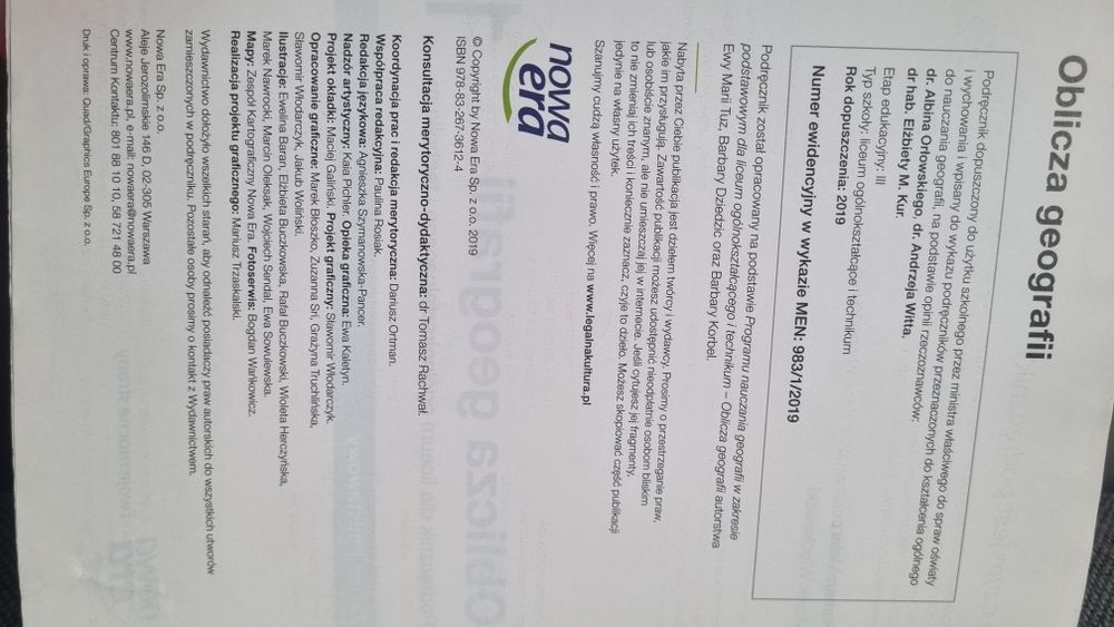 Oblicza geografii 1 Nowa Era