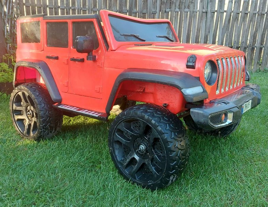 Duże auto elektryczne dla dzieci –  Jeep Wrangler  2-osobowe