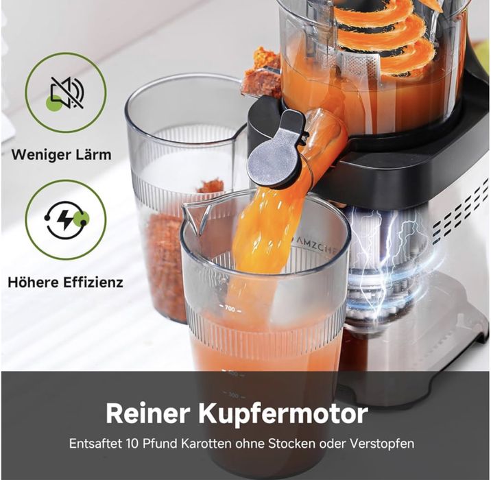 Wyciskarka wolnoobrotowa pionowa Amzchef 150 W