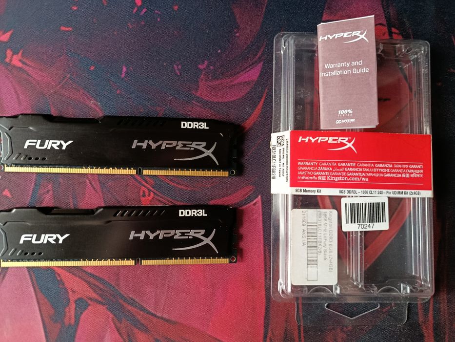 Операт память НурerX 8 GB ddr3

Буферизація:

1866 MHz FURY (HX318LC11