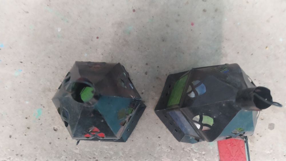 Оригинальные уличные светильники на свечах