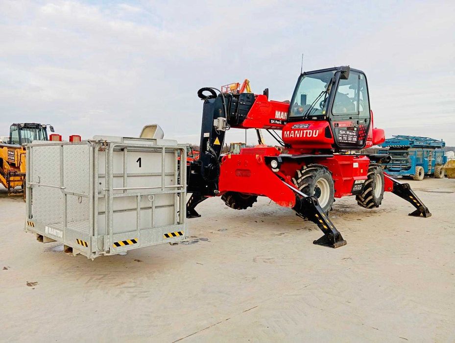 Wynajem ładowarka teleskopowa mrt roto jcb manitou 6m-37m