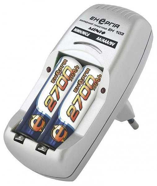 Зарядное устройство Энергия ЕН-103 Mini для аккумуляторов АА/ААА/Крона