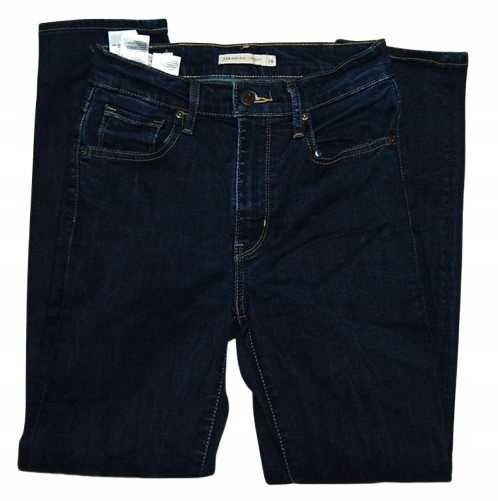 LEVI STRAUSS 724 W26 L27  jeansy damskie proste stretch wys.stan