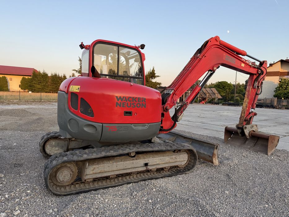 WACKER NEUSON 75Z3 rok:2014 minikoparka koparka jcb kubota bobcat yanmar cat komatsu