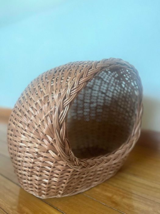 Cesta de Gato em vime