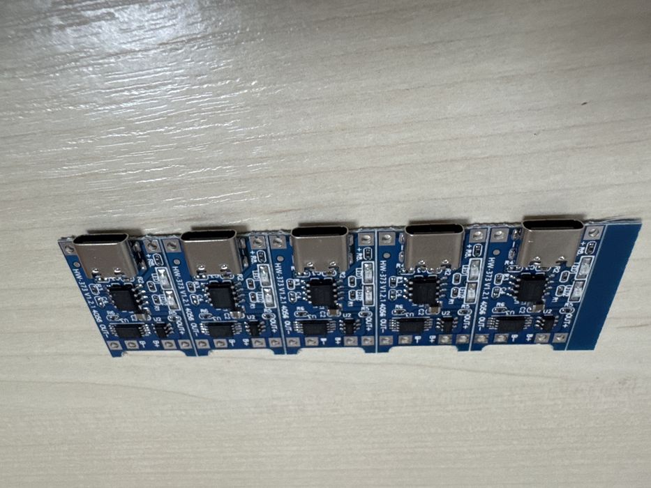 Модуль зарядного устройства литиевой батареи micro usb, type c