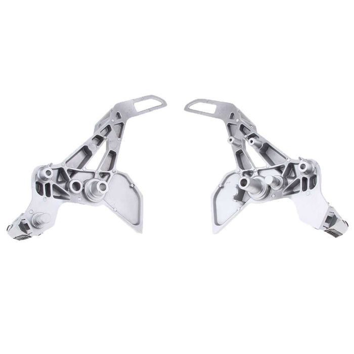 Apoios de Pés Honda Grom MSX125 - Par Esquerdo e Direito em Metal