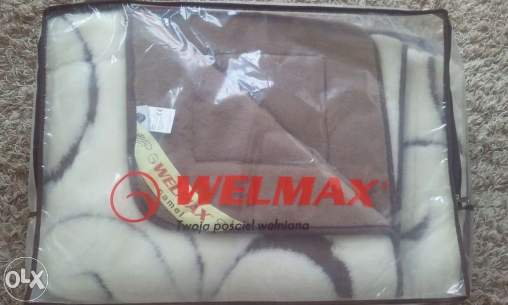 WEŁNIANA pościel (kołdra, poduszka Camel, Kaszmir, Merynos) NOWE !!!