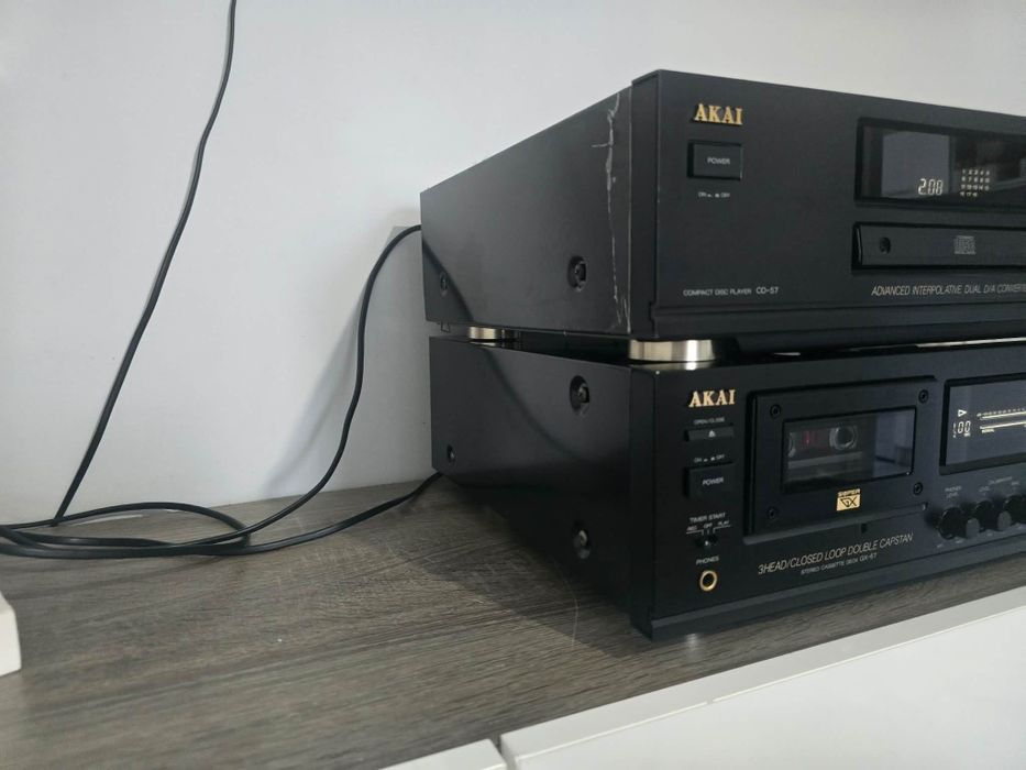 AKAI Deck GX-67 , AKAI Cd-57 . Nowe Paski !