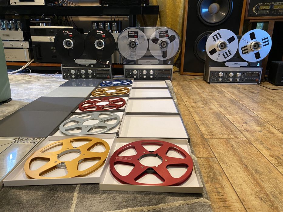 Szpule Aluminiowe Pioneer, Teac, Maxell, Revox itp. nowe.