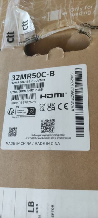 Monitor Curvo  LG 32MR50C - VA - FHD - 100Hz