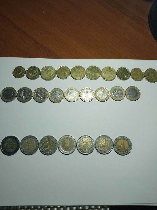 Монети  1-2 Euro