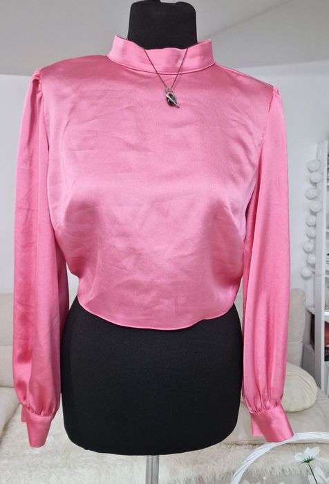 Bluzka satynowa pink"River Island".