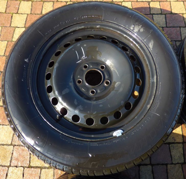 4 Koła - Felgi 16 5x108 + Opony Firestone Roadhawk 215/60/16 + Kołpaki
