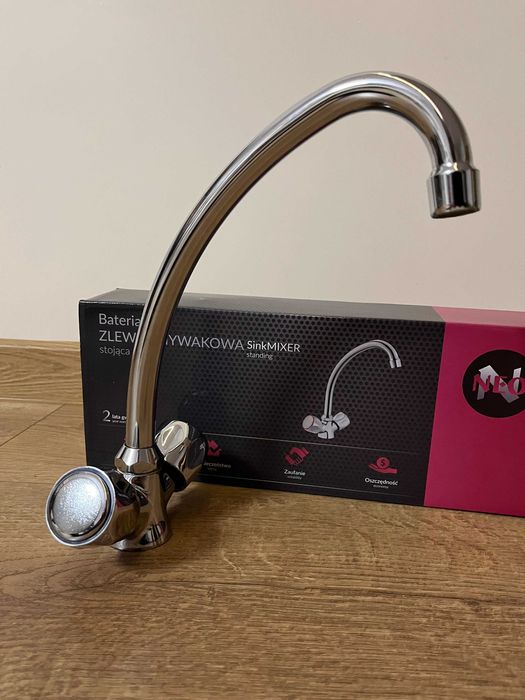 Bateria zlewozmywakowa stojąca