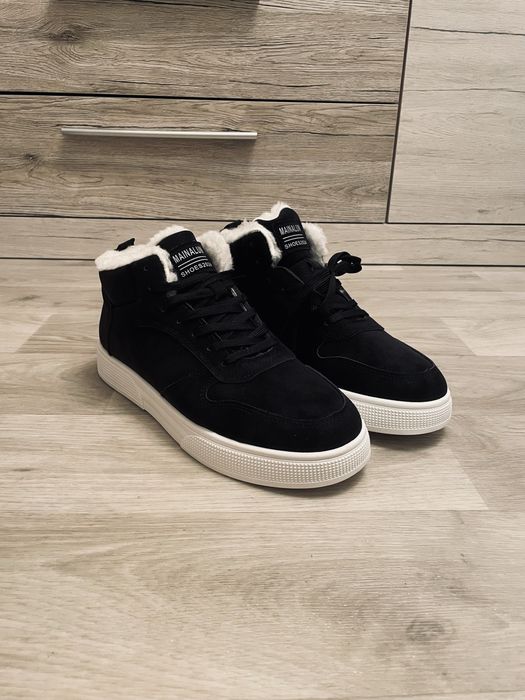 Мужские зимние кеды кроссовки ботинки с утеплителем