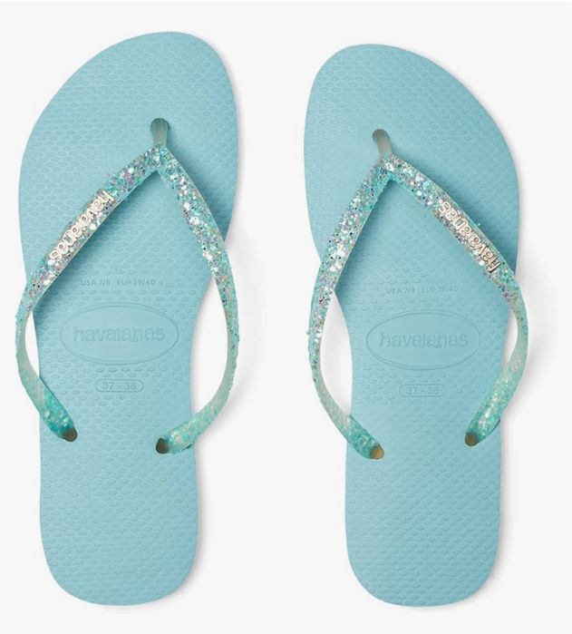 Шльопанці Havaianas Slim Glitter Flourish Flip Flop