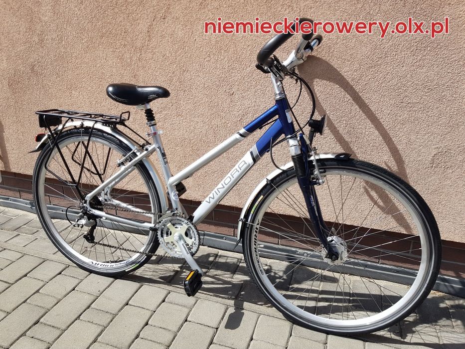 Rower damski trekkingowy WINORA koła 28 SHIMANO DEORE aluminium rabat