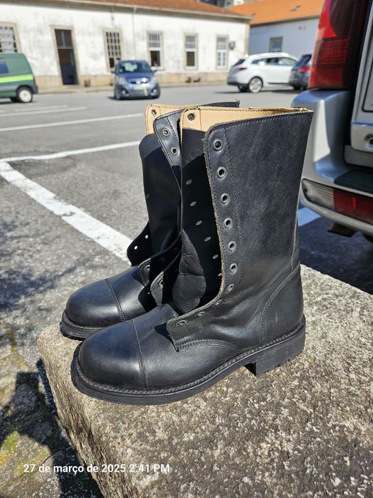 Botas Militares em pele