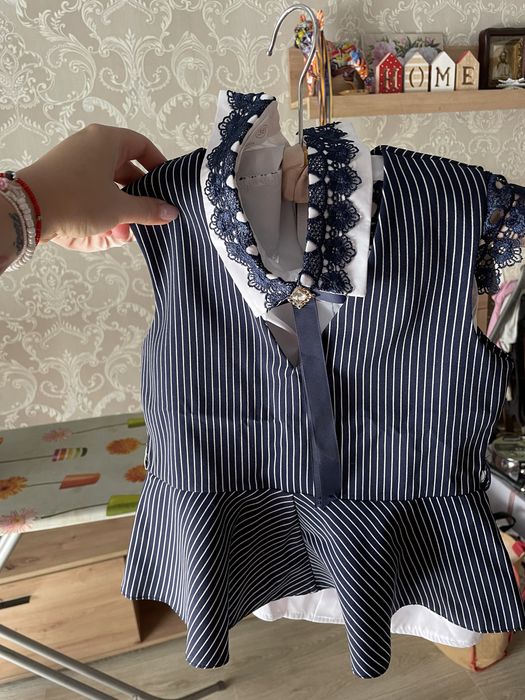 Стильный костюм  для первоклашки р36 Школьная одежда, одежда для школы