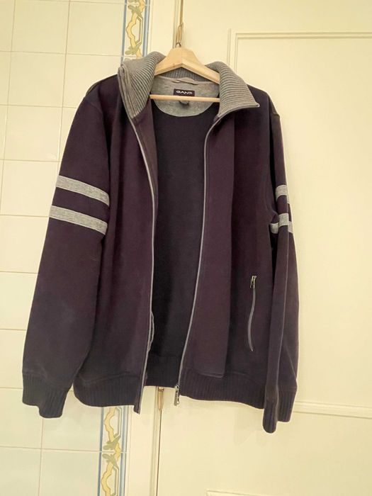 Sweatshirt azul marinho em algodão da marca Gant