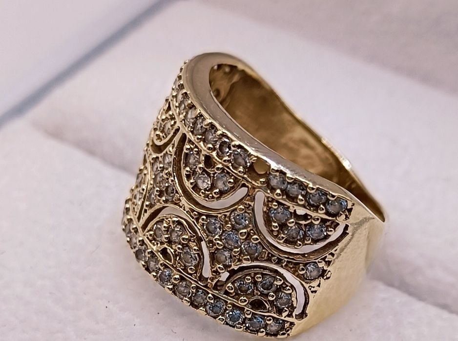 Złoty pierścionek - SPOKO Lombard Pabianice skup złota